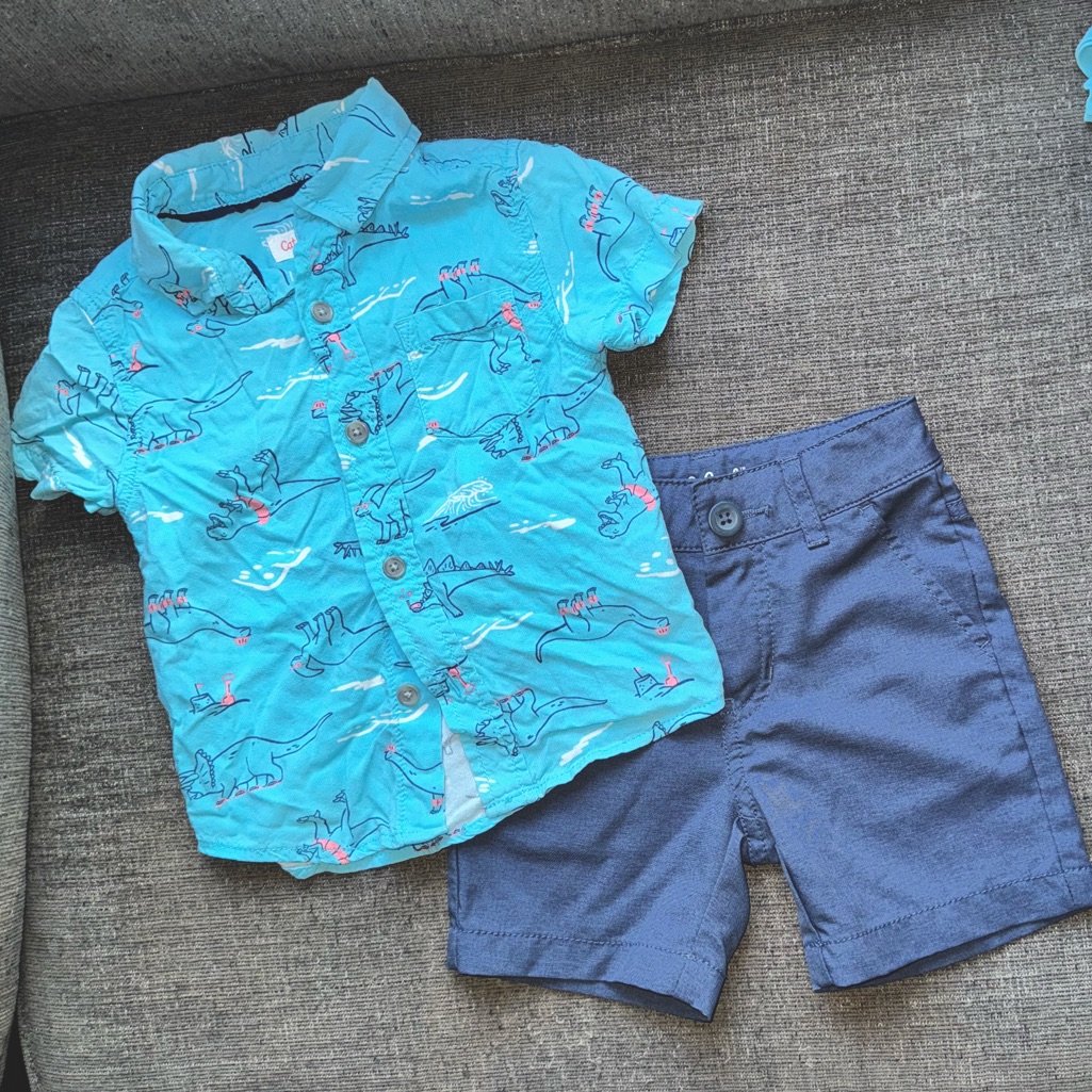 3/$25 Cat & Jack Button Down Set